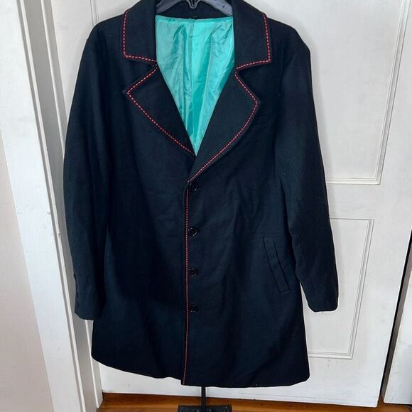 Hot Topic The Lost Boys David Trench Coat Sample Piece no Patches Large Goth Pun - Picture 7 of 7
